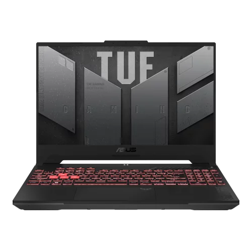 Ноутбук/ ASUS TUF A17 FA707NVR-HX026 17.3(1920x1080 (матовый, 144Hz) IPS)/AMD Ryzen 7 7435HS(3.1Ghz)/16384Mb/1024PCISSDGb/noDVD/Ext:nVidia GeForce RTX4060(8192Mb)/Cam/BT/WiFi/90WHr/war 1y/2.6kg/Mecha Gray/DOS (90NR0JJ5-M00120)