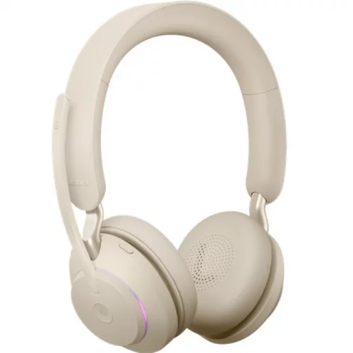 Гарнитура Jabra Evolve2 65, Wireless Link380c MS Stereo Beige (26599-999-898) фото 3