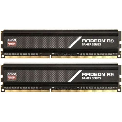 Модуль памяти AMD Radeon™ R9 Gamers Series Black Gaming Memory R9S464G3206U2K 64GB DDR4 3200 DIMM Non-ECC, CL16, 1.35V, Heat Shield, Kit (2x32GB), RTL (183559) {15}