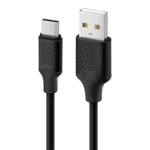 Unico Кабель USB-С - USB, 2,1А, basic, 480 Мбит/с, PVC, 1м, черный, RTL BOX (DCTYPECBSUNC)