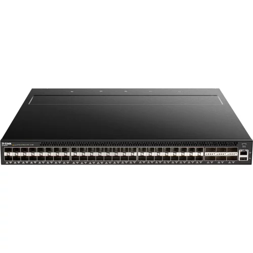 Коммутатор/ Managed L3 Switch 48x10GBase-X SFP+, 6x40GBase-X QSFP+, CLI, 1000Base-T Management, mini-USB Console, USB, w/D-Link OS (DXS-5000-54S/A1ASI)