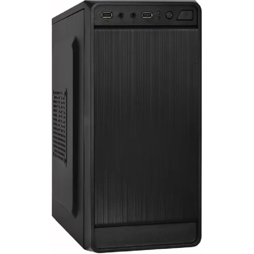 Exegate EX283124RUS Корпус Minitower ExeGate BAA-108 Black, mATX, , 2*USB, Audio