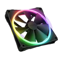 Кулер для корпуса ПК/ Case Cooler NZXT F140 RGB Duo (140x140x25mm, 4-pin PWM, RGB, 84.75CFM, 36dBA, 1800RPM, Black) (RF-D14SF-B1)