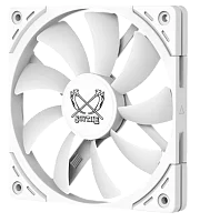 Кулер для корпуса/ Case Cooler Scythe Kaze Flex II 120 Slim White (120x120x15mm, 4-pin PWM, 48CFM, 27.8dBA, 1800RPM, White) (KFS1215FD18W-P)