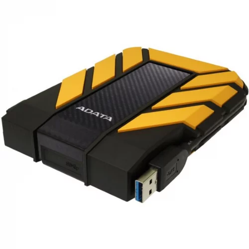 Внешний жесткий диск/ Portable HDD 2TB ADATA HD710 Pro (Yellow), IP68, USB 3.2 Gen1, 133x99x27mm, 390g /3 года/ (AHD710P-2TU31-CYL) фото 2