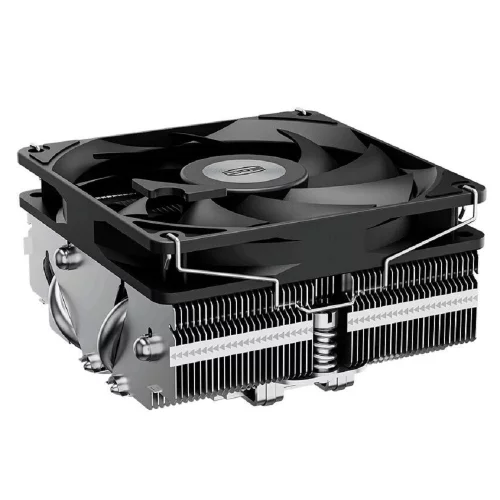 Кулер для процессора/ PCCooler S815I Low profile (125W, 4pin PWM, 37mm, Al/Cu, 4x6mm, 1x75mm, 51.42 CFM, 39dBA, 2000~4000 RPM, S: LGA115X/20XX/1200/1700/1851 AMD3/AMD4, silver) (RC400-37)