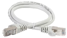 ITK Коммутационный шнур (патч-корд), кат.5Е FTP, 3м, серый (PC01-C5EF-3M)