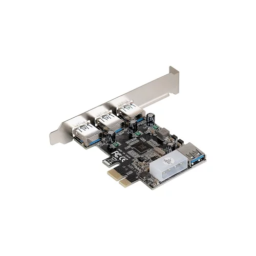 Exegate EX283720RUS Контроллер EXE-367 PCI-E 2.0, 3*USB3.0 ext + 1*USB3.0 int, разъем доп.питания (OEM) фото 3