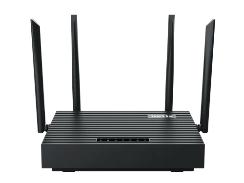 Роутер беспроводной Netis NX32U AX3000 10/100/1000BASE-TX/4G ready черный