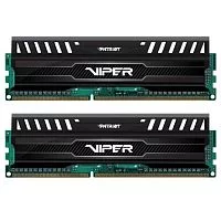 Модуль памяти Patriot DDR3 DIMM 16GB (2x8GB) PC3-12800 1600MHz 240-pin CL10 1.5V Viper3 (PV316G160C0K)