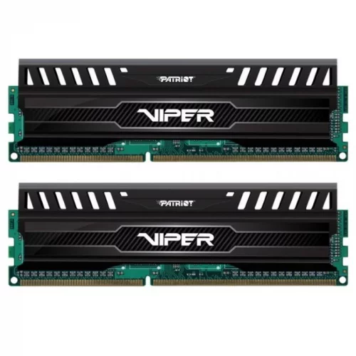 Модуль памяти Patriot DDR3 DIMM 16GB (2x8GB) PC3-12800 1600MHz 240-pin CL10 1.5V Viper3 (PV316G160C0K)