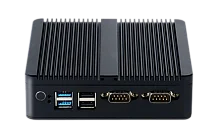 Мини ПК/ HIPER NUG C Intel Celeron J6412(2.6Ghz)/Gb/noDVD/Int:Intel UHD Graphics/BT/WiFi/war 1y/0.6kg/черный/noOS + Пассивная СО/БП 36Вт/металл/VESA Адаптер на 75х75, 100х100