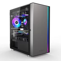 Корпус без блока питания/ Case PCCooler LM300 ARGB BK, Mini-Tower, TG, 1x120mm ARGB, 1xUSB-A 3.0 + 2xUSB-A 2.0, mATX, mITX Black
