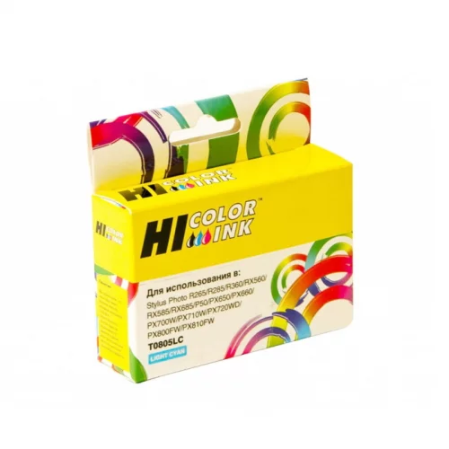 Картридж Hi-Black HB-T0805 светло голубой для Epson Stylus Photo P50/ PX660/ 700W/ 800FW/ R265 (15012218120)
