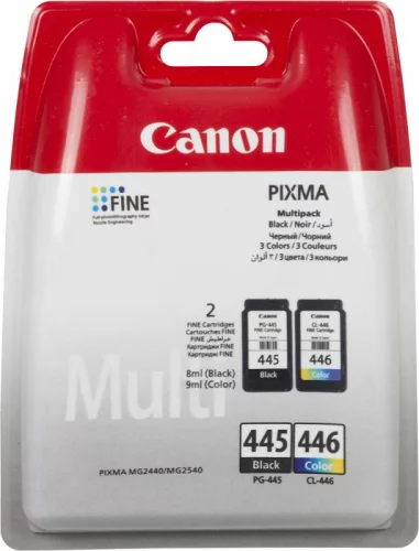 Картридж струйный Canon PG-445/ CL-446 8283B004/ 008 многоцветный/ черный набор для Canon MG2440/ MG2540 (8283B004/008)