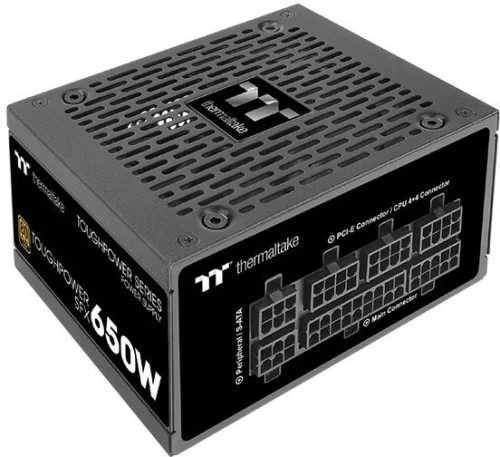 Блок питания Thermaltake SFX 650W Toughpower SFX 650 80+ gold (24+4+4pin) APFC 90mm fan 3xSATA Cab Manag RTL (PS-STP-0650FNFAGE-1)
