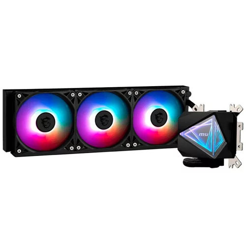 Жидкостная система охлаждения MSI MAG CORELIQUID I360 3x ARGB Gen2 Fan, ARGB Gen2 Block, Color Box (306-7ZW8A11-C24 / 306-7ZW8E11-C24) фото 2