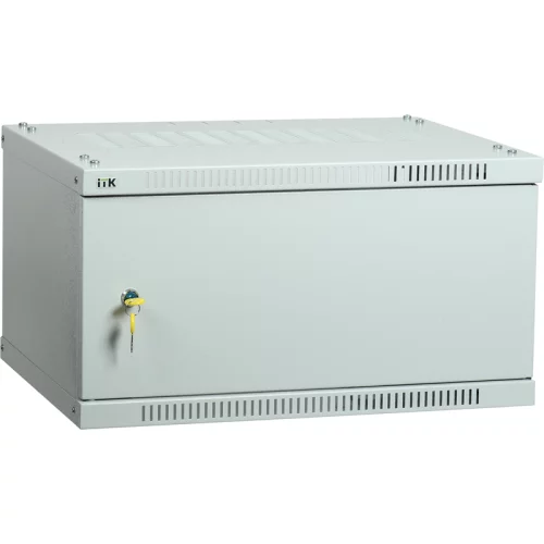 Шкаф LINEA WE 6U 550x350мм дверь металл серый (LWE3-06U53-MF)