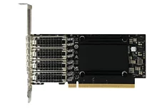 Сетевая карта/ NVIDIA ConnectX-7 HHHL Adapter Card, 25/50GbE, Quad-Port SFP56, PCIe 4.0 x16, Crypto Disabled, Secure Boot Enabled, Tall Bracket (MCX713104AS-ADAT)