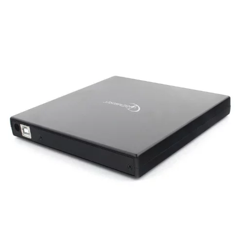*Внешний оптический привод USB Gembird DVD-USB-02 ext. пластик, черный RTL фото 2