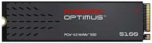 Твердотельный накопитель SanDisk SSD Optimus 5100 M.2 2280 NVMe 500Gb, 6600MBs/5600MBs TBW 300, SDSP51500GAN, 1 year