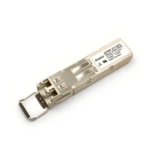 Волоконно-оптический приемопередатчик Avago AFBR-5710PZ Transceiver 1G (1.25GBd Ethernet), SFP, LC MM 550m SX, 850nm VCSEL laser, bail de-latch, Foxconn Avago
