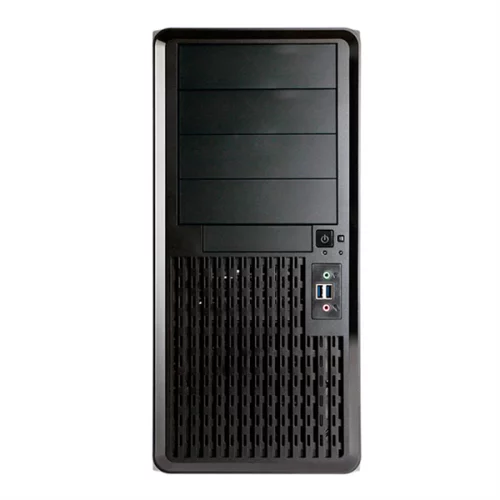 Midi Tower InWin PE689 Black 750W P75F 80plus Gold USB3.0*2+A(HD)+front fan 120mm*1+rear fan 120mm*1+ 2*2SATA+1*1SATA+Intrusion Switch/ holes for SL20” RACKMOUNT (6195533)