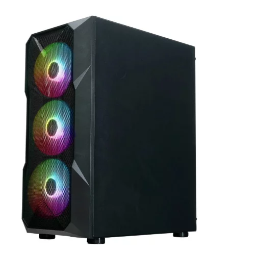 XASTRA Корпус A304 4FRGB Black ATX/Mesh/half-size TG/4x120mm FRGB FC fans/ A304-4FC12F фото 3