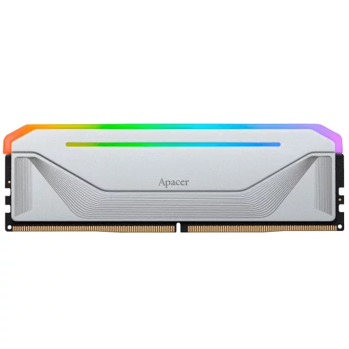 Оперативная память Apacer DDR5 32GB 6400MHz DIMM NOX RGB White Gaming Memory CL32 1.4V (Retail) 2048*8 Heat Sink (Retail) 3 years (AH5U32G64C552NWAA-1)