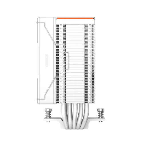 Кулер для процессора/ CPU Cooler PCCooler RZ500 WH (250W, 4-pin PWM, 155mm, Al/Cu, 5x6mm, 1x120mm, 86.73CFM, 32dBA, 2200RPM, S: 1851/1700/1200/115X, AM5/AM4, white) фото 7