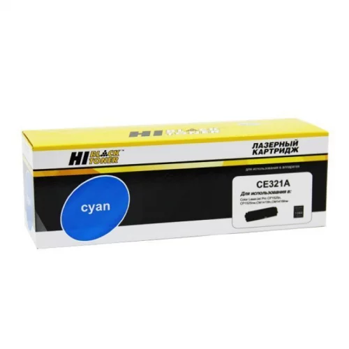 Картридж Hi-Black HB-CE321A, голубой, 1300 страниц, для HP CLJ Pro CP1525/ CM1415, № 128A (999010017)