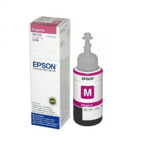 Картридж струйный Epson C13T67334A, пурпурный, 1800 стр., для Epson L800
