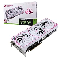 Видеокарта Colorful RTX5060Ti ULTRA W OC 8GB-V 8GB GDDR7 128bit 3xDP HDMI 3FAN RTL (RTX 5060 TI ULTRA W OC 8GB-V)