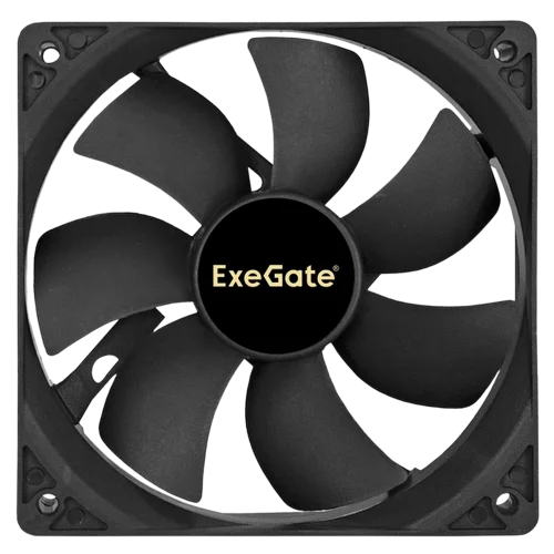 Exegate EX283392RUS Вентилятор ExeGate E12025H4P-PWM, 120x120x25 мм, гидродинамический, 4pin, PWM, 24dBA (без креплений) фото 2