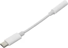 Переходник Jack 3.5 (f)-USB Type-C (m) 0.05м белый (1164515) (1164515#MLN)