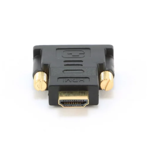 *Переходник Gembird HDMI-DVI 19M/ 19M(папа-папа), золотые разъемы [A-HDMI-DVI-1] фото 2