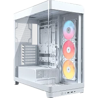 Корпус без блока питания/ Case Corsair Frame 4500X RS-R ARGB, Midi-Tower, TG, 3x120mm ARGB reverse fans, 2xUSB-A 3.2, 1xUSB 3.2 Type-C, E-ATX, ATX, mATX, mITX White (CC-9011315-WW)