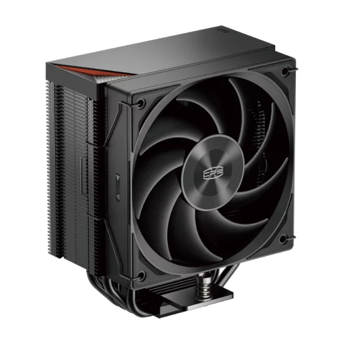 Кулер для процессора/ CPU Cooler PCCooler RZ500 BK (250W, 4-pin PWM, 155mm, Al/Cu, 5x6mm, 1x120mm, 86.73CFM, 32dBA, 2200RPM, S: 1851/1700/1200/115X, AM5/AM4, black)