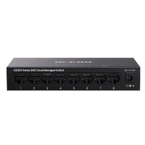 IP-COM G2208D Коммутатор управляемый, 8 портов, 8x1 Гбит/ с, металлический корпус