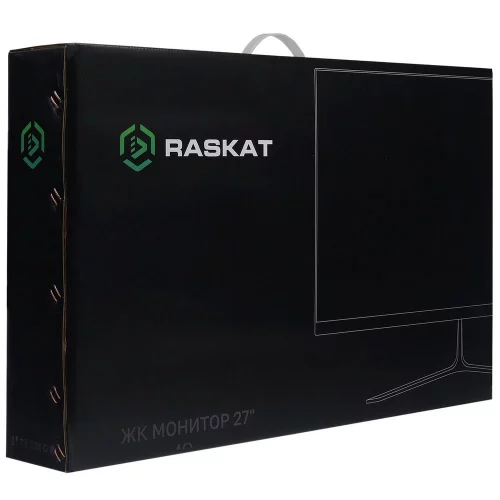Монитор 27 Raskat I27F10DAW (27,IPS, 1920*1080, VGA+HDMI, 5ms, 178°/ 178°, 1000:1, 100Hz, White ) фото 8