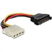 Кабель питания SATA Cablexpert 15см, sata 15pin/ molex 4pin, пакет (CC-SATA-PS-M)