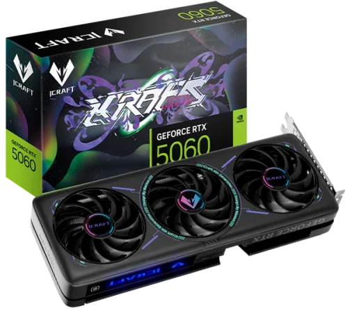 Видеокарта MAXSUN MS-RTX5060 iCraft OC8Gic//RTX5060 HDMI, 3*DP, 8G, D7