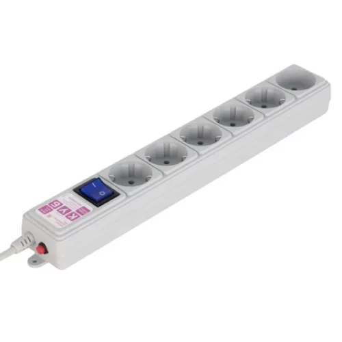 *Сетевой фильтр Power Cube 3м 6розеток, бел. 16А, SPG6-A1 (SPG6-А1)