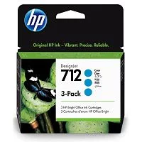 Картинка Картриджи HP 712 29 мл. голубые 3 шт. (3ED77A) 