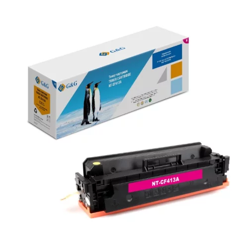 Тонер-картридж G&G NT-CF413A пурпурный 2300 страниц для HP LJ M452DW/ DN/ NW M477FDW/ M477FDN/ M477FNW