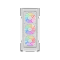 Корпус ПК без блока питания/ Case SAMA S40 White, Midi-Tower, TG, 4x120mm ARGB, 2xUSB 3.0 + 1xUSB 3.1 Type-C, ATX, mATX, mITX White (S40-WHAPA4X1-GL)