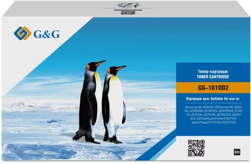 Картридж лазерный G&G GG-1610D2 черный (3000стр.) для Samsung ML-1610/ 1615/ 2010/ 2015/ 2510/ 2570;SCX-4521F/ 4321