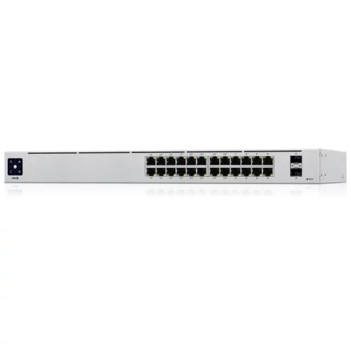 Коммутатор/ 24-port, Layer 2 PoE switch with a fanless cooling system.95W total PoE availability (USW-24-POE) фото 3