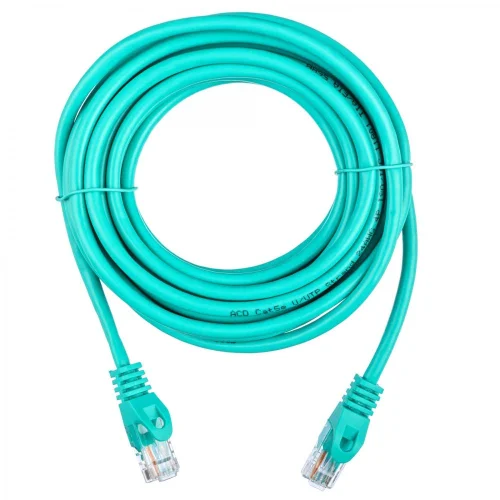 Кабель ACD Патч-корд ACD-LPU5E-50G |ACD-LPU5E-50G| Cat5e UTP 24AWG 4Pair, 7/ 0.18мм CCA Зеленый, 5.0м, (741616)