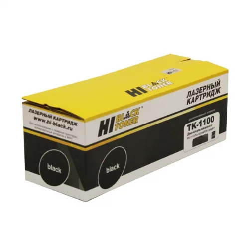 Тонер-картридж Hi-Black HB-TK-1100, черный, 2100 страниц, для Kyocera FS-1110/ 1024MFP/ 1124MFP (4010705724)